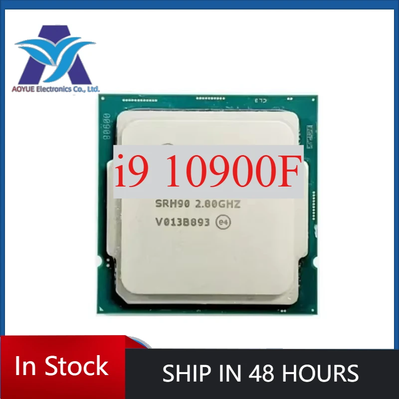 1pcs Intel Core i9-10900F i9 10900F 2.8GHz Ten-Core Twenty-Thread CPU Processor 65W LGA 1200