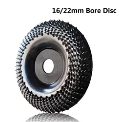 4 zoll Winkel Grinder Holz Carving Disc Holzbearbeitung Schleifen Gestaltung Rad Schleif Dreh Werkzeug für 16/22mm Bohrung winkel Mühlen