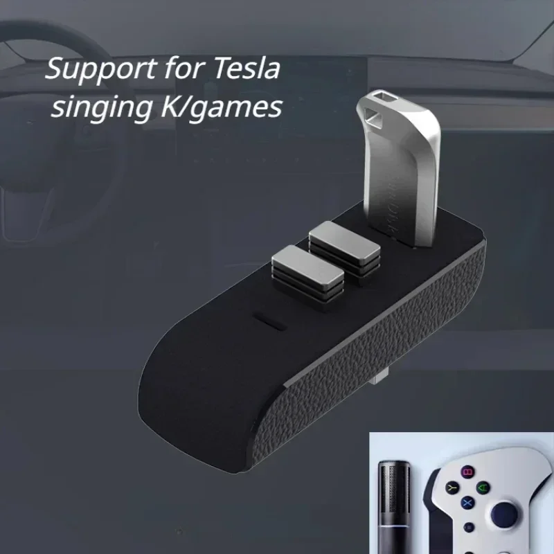 Docking Station For Tesla Model 3 Y Glove Box USB Hub Ports Expansion Dock Fast Charging Model3 Modely Auto Parts Accessories