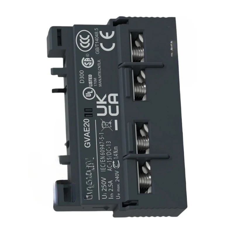 GVAE20 1PC  auxiliary contact - 2 NO GVAE20 for Schneider TeSys