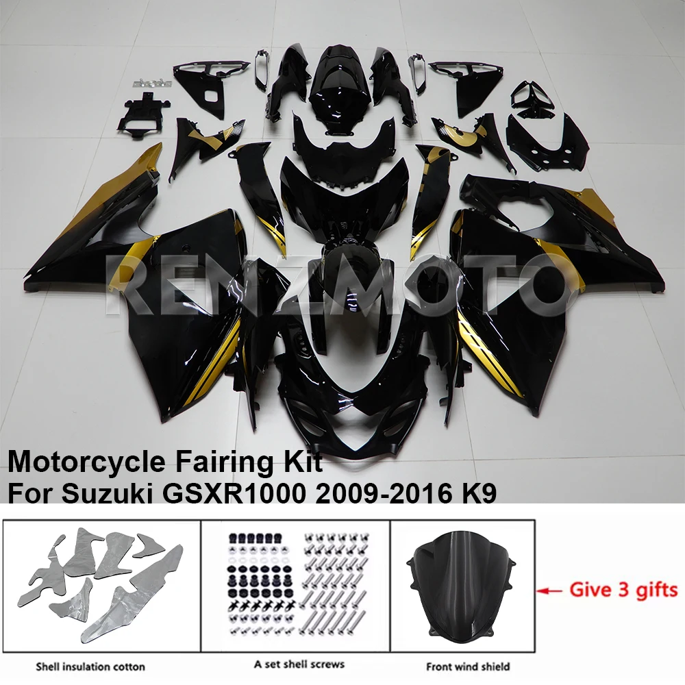 

S1009-110a For Suzuki GSXR 1000 2009-16 K9 K10 Fairing Motorcycle Set Body Kit Decoration Plastic Guard Plate Accessories Shell