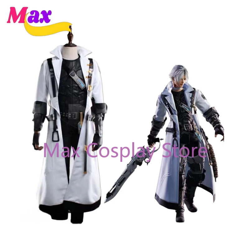 أزياء ماكس فاينل فانتسي XIV FF14 Thancred Waters التأثيرية لحفلات عيد الميلاد والهالوين مصنوعة حسب الطلب بأي حجم #2