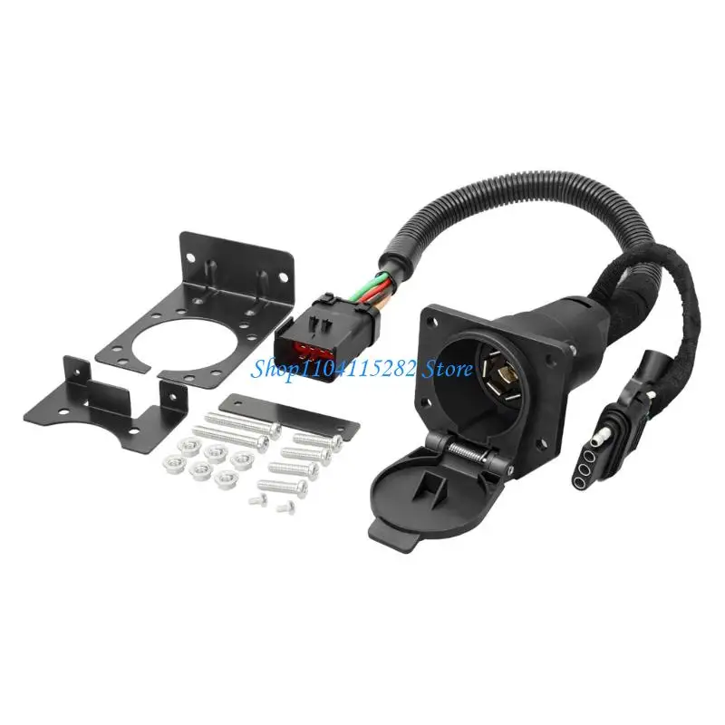 

Универсальный разъем для буксировки с несколькими транспортными средствами от 10 коннал до 4+7 адаптер лезвия защитный резиновый