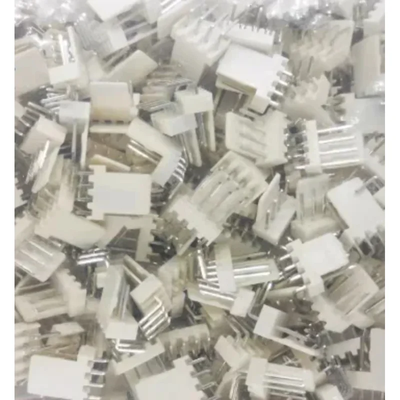 1000 قطعة موصل KF2510 4P عكس رأس الدبوس عالي الانحناء ، 2.54 مللي متر الملعب