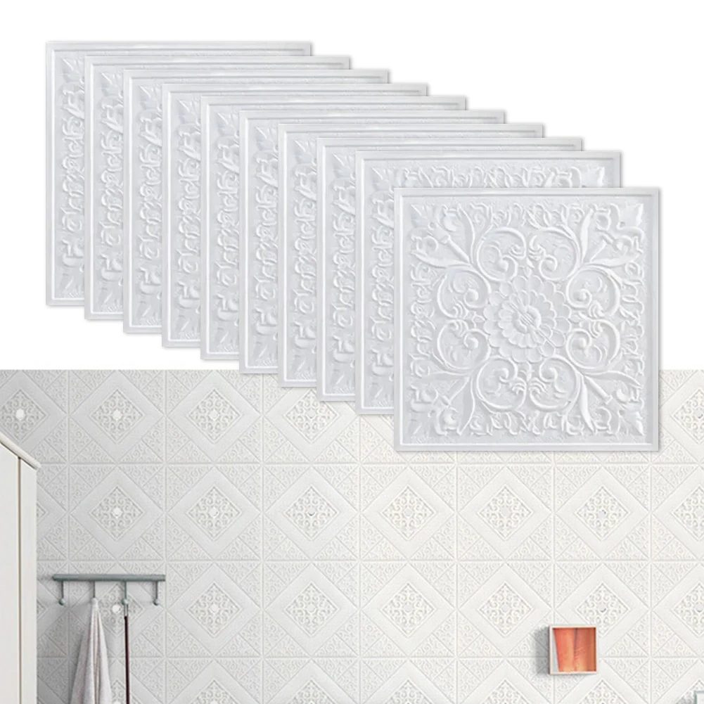 Easy Installation Foam Panel Install PE Foam Package Content Sound Insulated Tile Brick Wall Sticker Easy To Cut