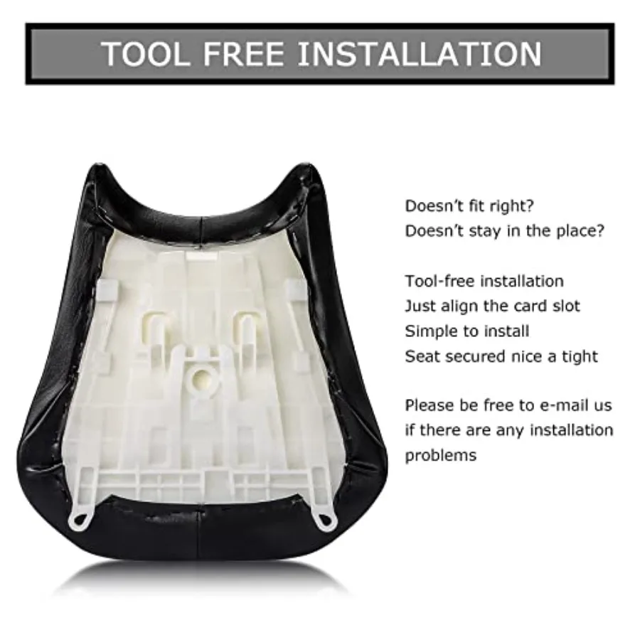 Front Rider Driver Seat Pillion Cushion for CBR600RR 20052006 Black