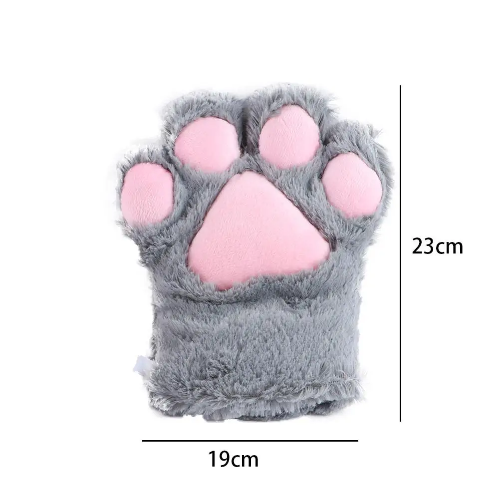 1pcs Bear Claw Fluffy For Women Plush Paw Mittens Cat Claw Gloves Anime Cosplay Gloves