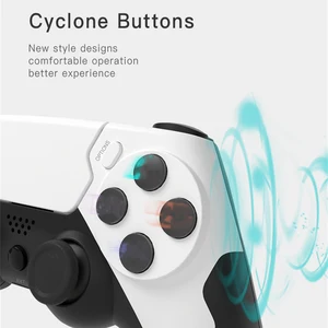 Bluetooth Gamepad Wireless Controller, PC Joystick with Touch Pad, 6 -Axis Groscope, Double Vibration, No Latency, PS4, PS3 console 12 Main Sales Control PS4 Wireless - №5