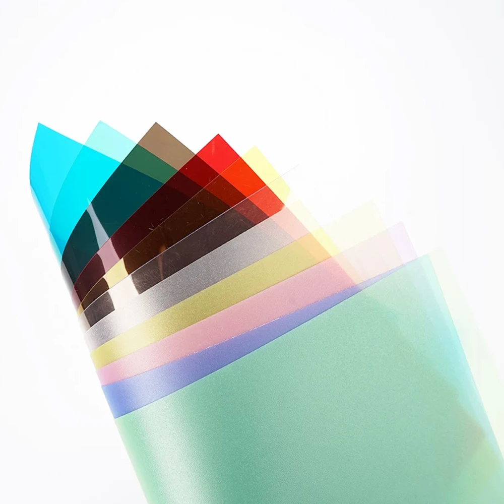 1Pcs 200x300mm Thick 0.3-0.5mm Thin Color Transparent PVC Plate Plastic Sheet DIY Model Material Processing Accessories