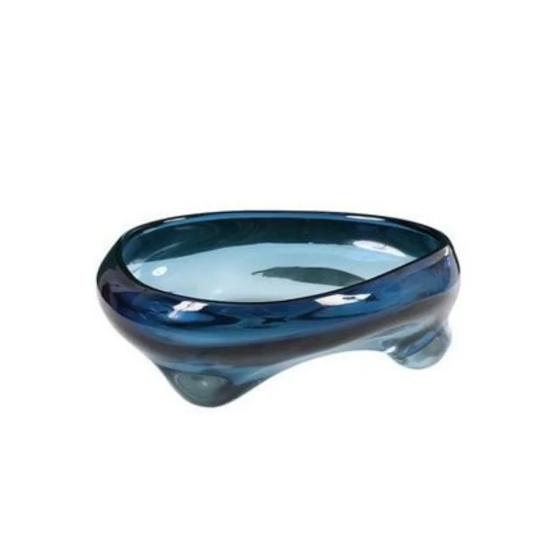 

Стеклянный поднос, прозрачный стеклянный поднос для фруктов, настольный органайзер для хранения, органайзер для украшений, аксессуары для домашнего декора