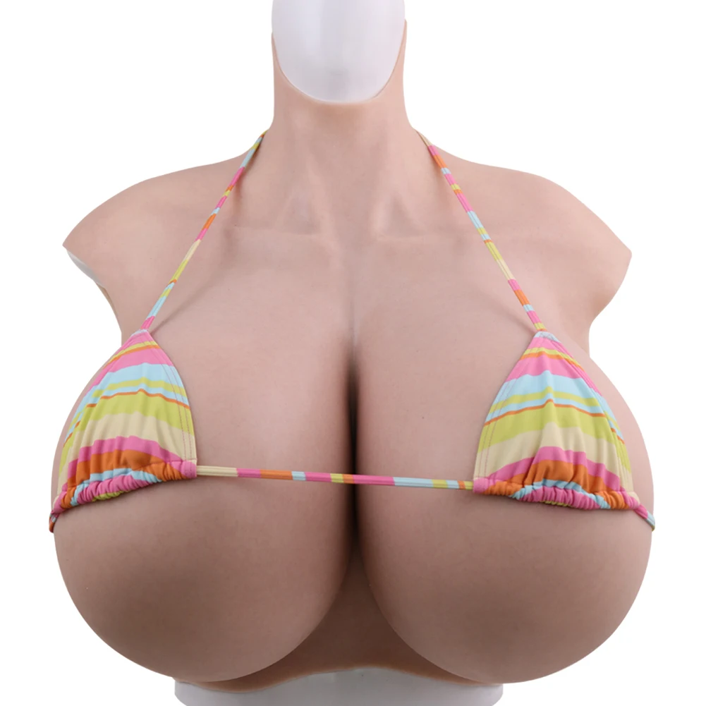 S Z Cup Realistic Realistic Bloodshot Skin texture Breastplate Fake Huge Boobs for Crossdresser TransgenderShemale Cosplay