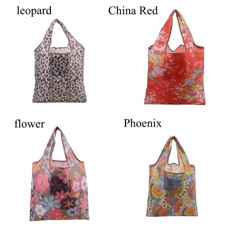 Folding Shopping Bag Eco-friendly Supermarket Handbag Waterproof Travel Storage Bag