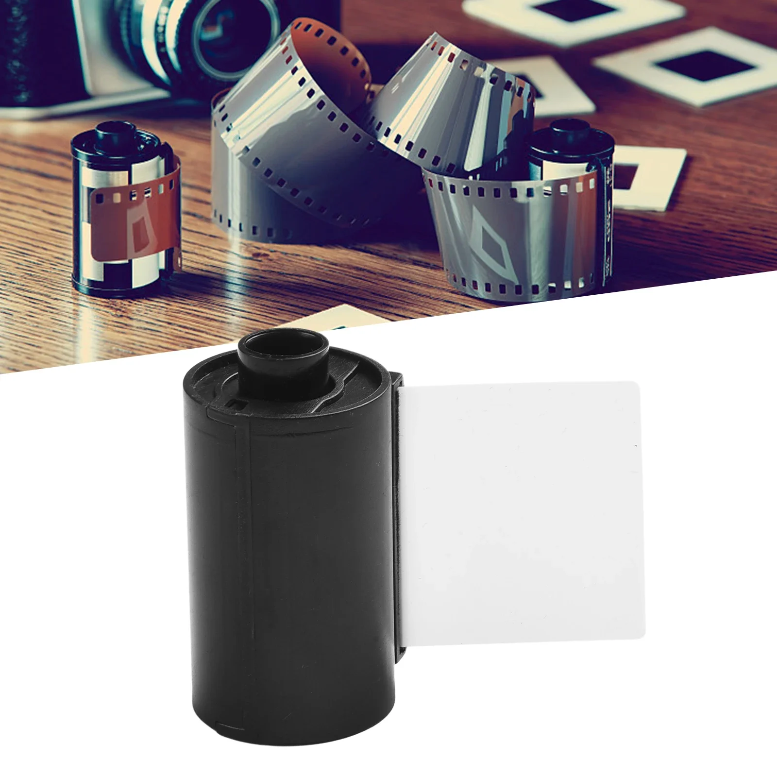 35MM Empty Film Cartridge Case 135/35mm Empty Film Cassettes Bulk Roll Negatives Film Hand Roll Reloading Durable Lightweight