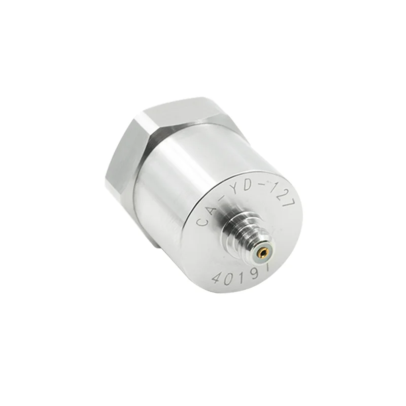 General vibration shock testing Piezoelectric 150pc/g top output vibration sensor PE output 600g accelerometer