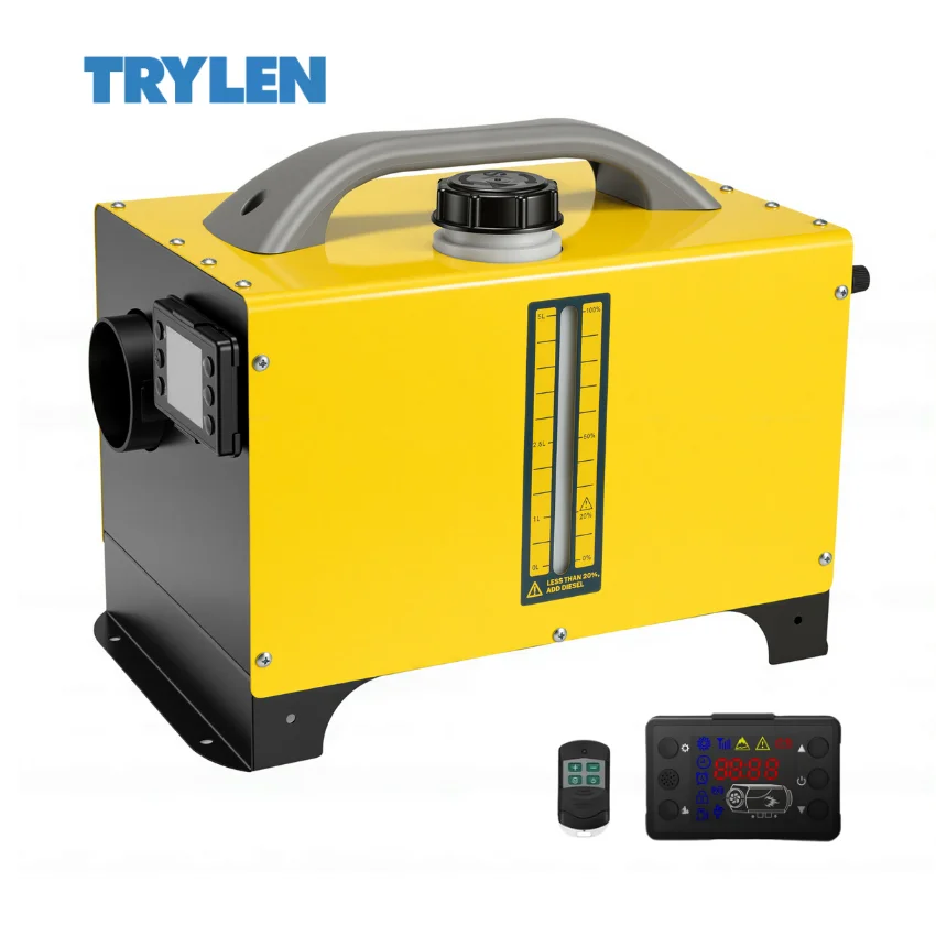 Diesel Air Heater Intelligent 12V 24V 5KW Parking Heater,Diesel Heater With Digital Display Screen For RV,Trailer,Truck,Boat