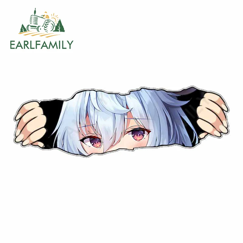 EARLFAMILY 13cm X 4.4cm For Car Stickers Graffiti Vinyl Car Wrap Decal Trunk Windows Campervan Waterproof Decals