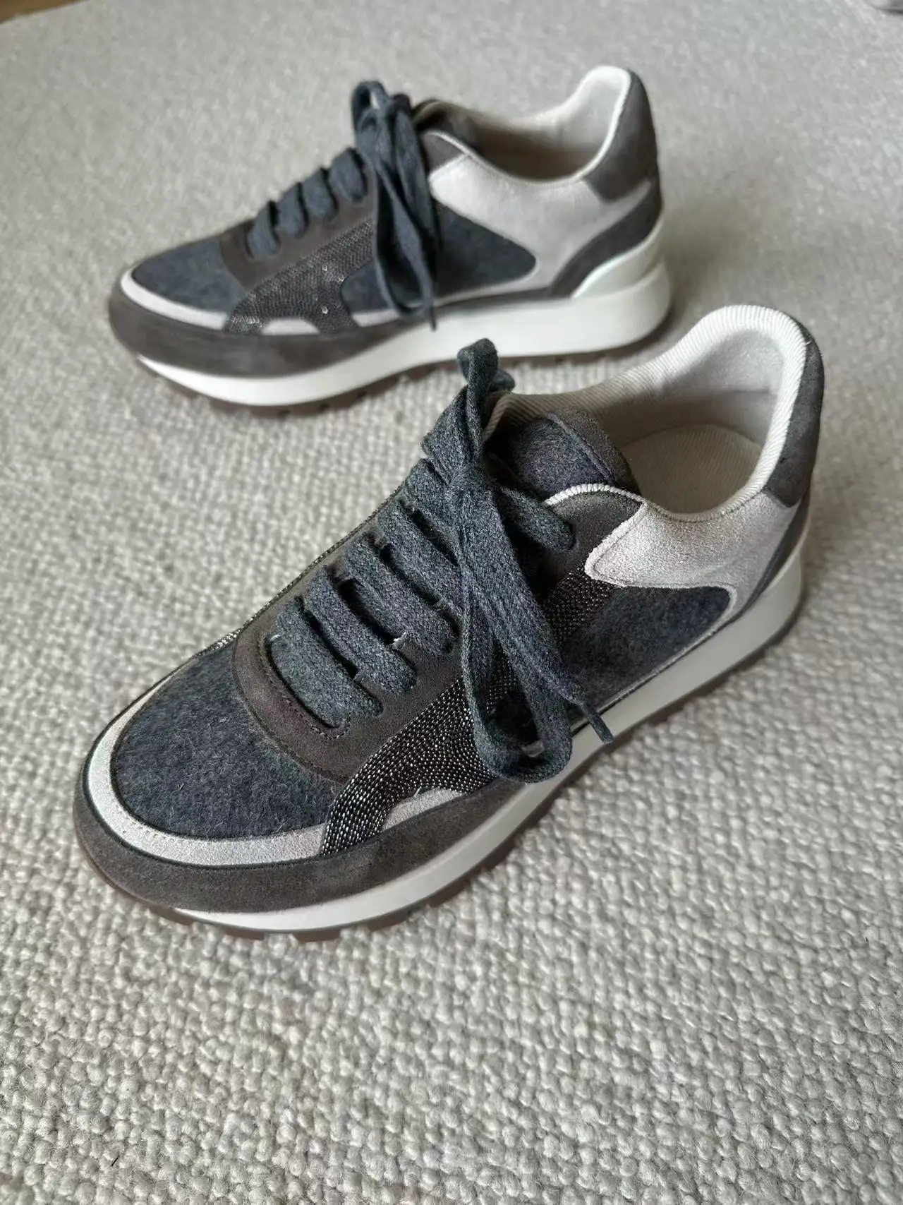 Picture 7: 2025 summer collection high quality genuine suede sneakers