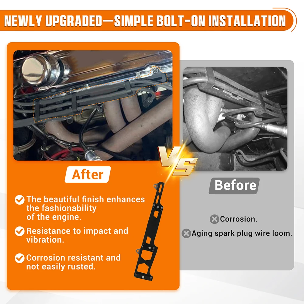 

Линейный стиль 141-638 Набор ткацких станков для свечей зажигания для небольшого блока Chevy Kit