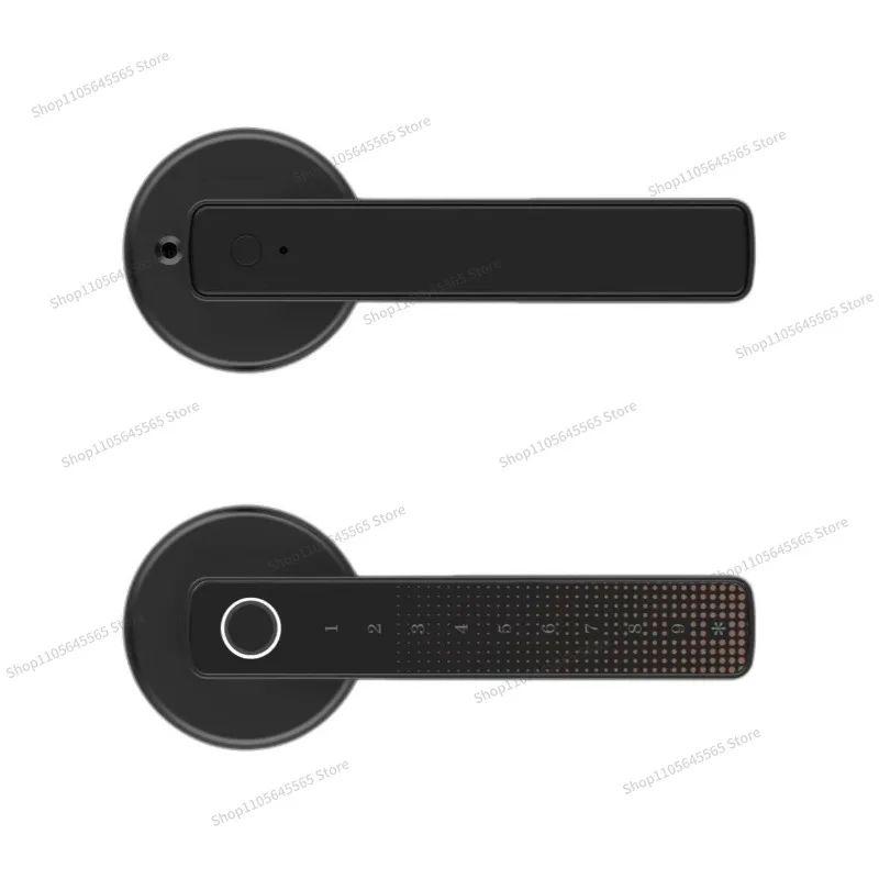 Indoor wooden door fingerprint lock household bedroom ball  graffiti smart  combination