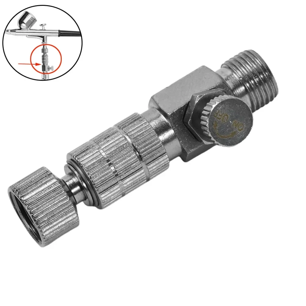 

Airbrush Adapter Airbrush Adapter Coupling Connecter Fast Connection Fittings Adjustable For Tracheal Ligation