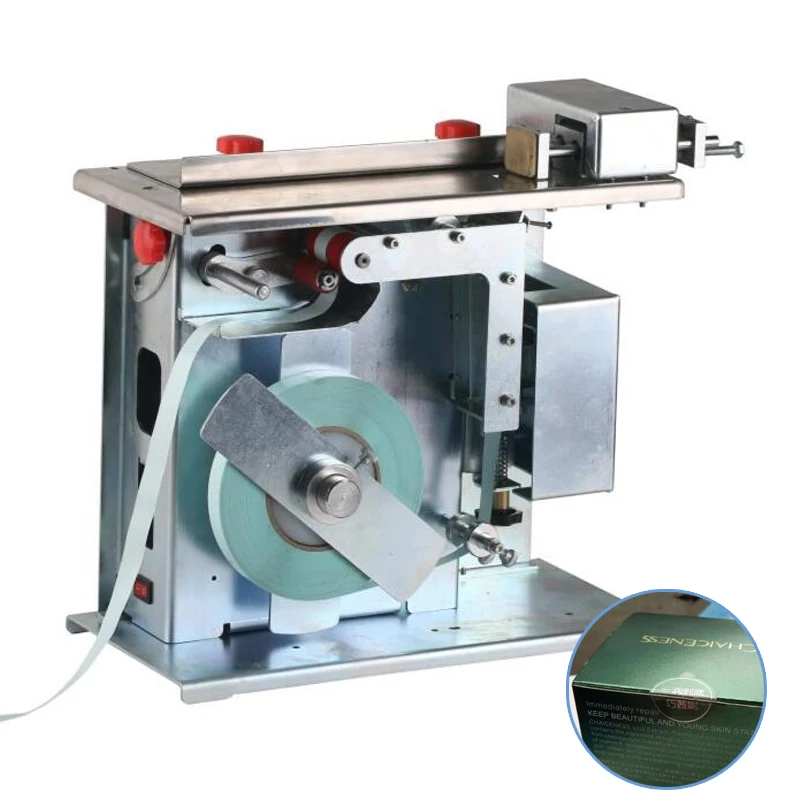 Right Angle Sealing Labeling Machine Carton Transparent Anti - Tamper Labeling Machine 90 Degree Labeling Machine