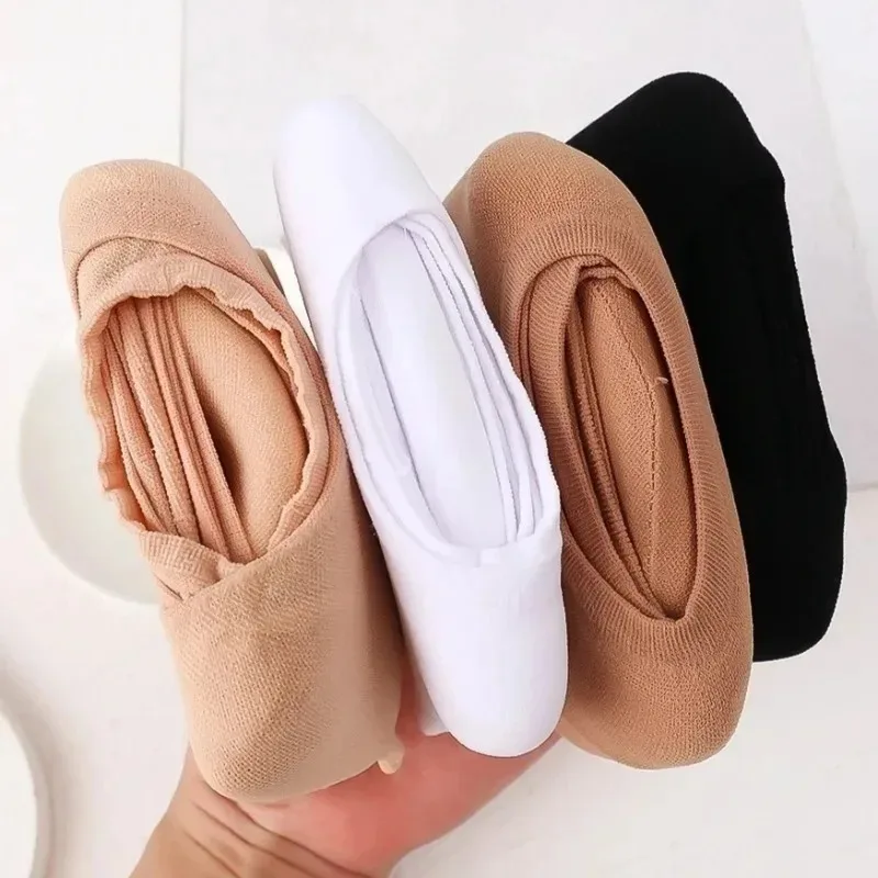 20/40pcs No Slip Low Cut Invisible Socks Non Slip Sheer Boat Liner Women Flats Anti Slip Design Silicone Heel Grip No Show Socks