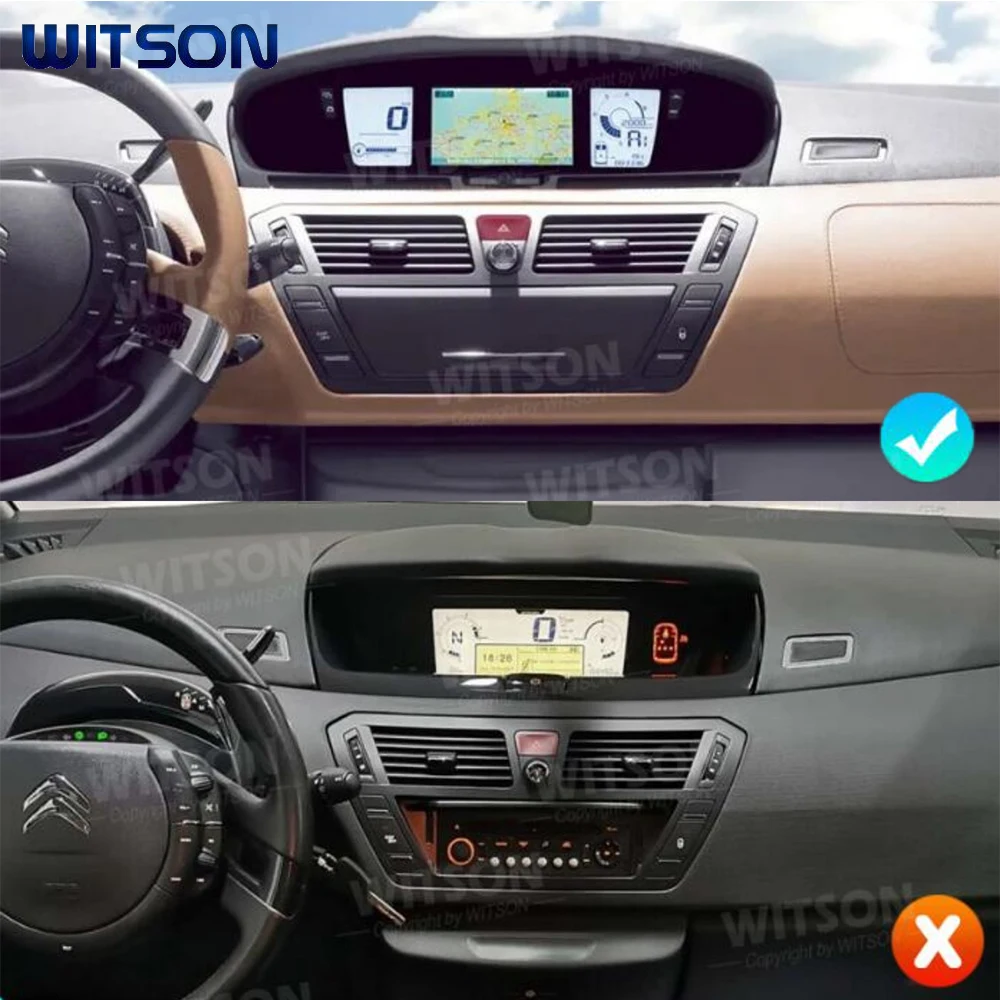 

7" OEM Car Stereo Multimedia Player For Citroen C4 Picasso 2006 2007 2008 2009 2010 2011 2013 GPS CarPlay Screen Without DVD