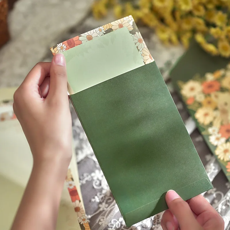 12pcs/pcak Retro Envelope Kraft Letter Paper Vintage Writing Paper Window Envelopes DIY Wedding Invitation Cards Gift Wrapping