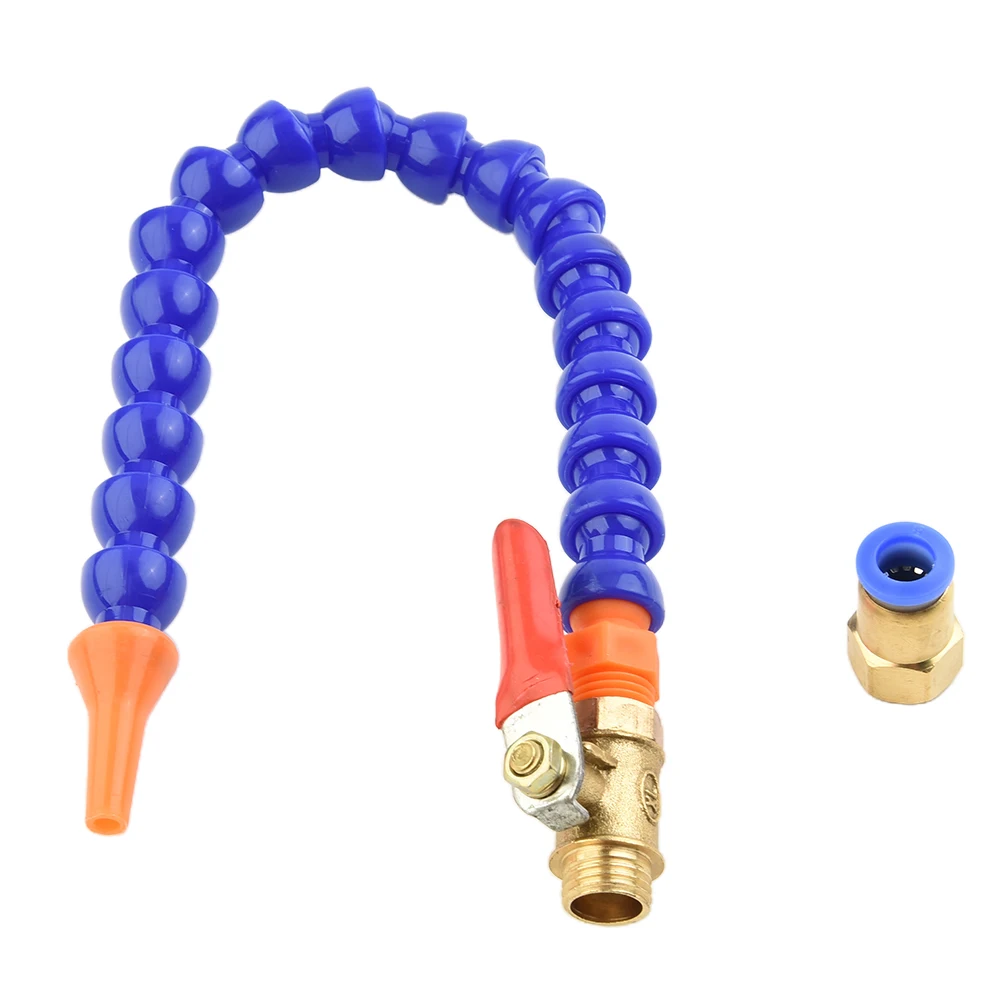 1 Pc Coolant Pipe 300mm Flexible Water Oil Hose For Lathe Milling CNC Router Single Head Quick Connect Water Spray Cooler