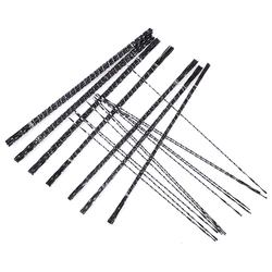 12pcs/pack High Quality 0.7mm-1.35mm Scroll Jig Saw Blades Spiral Teeth Metal Wood Cutting Craft Tools For Carving