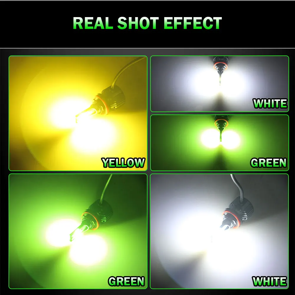 BhoiMo Led الجبهة الضباب الخفيف لتويوتا كورولا لمبات 2016 2017 2018 2007 2008 2009 2010 2011 2012 2013 2014 2015 مصباح السيارات السيارات