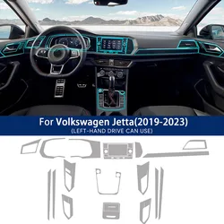 Tpu Interior Film for Volkswagen VW Jetta 2019-2023 Car Stickers Center Console Screen Dashboard Gear Door Windows Panel Decal