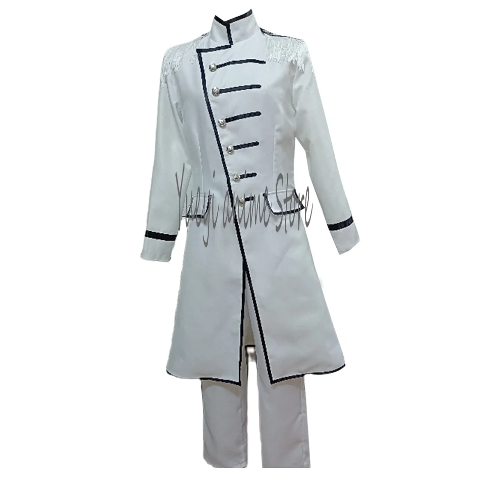 

Anime Cosplay Reiji Kotobuki Carnaval Costume Halloween Christmas Costume men women White suit