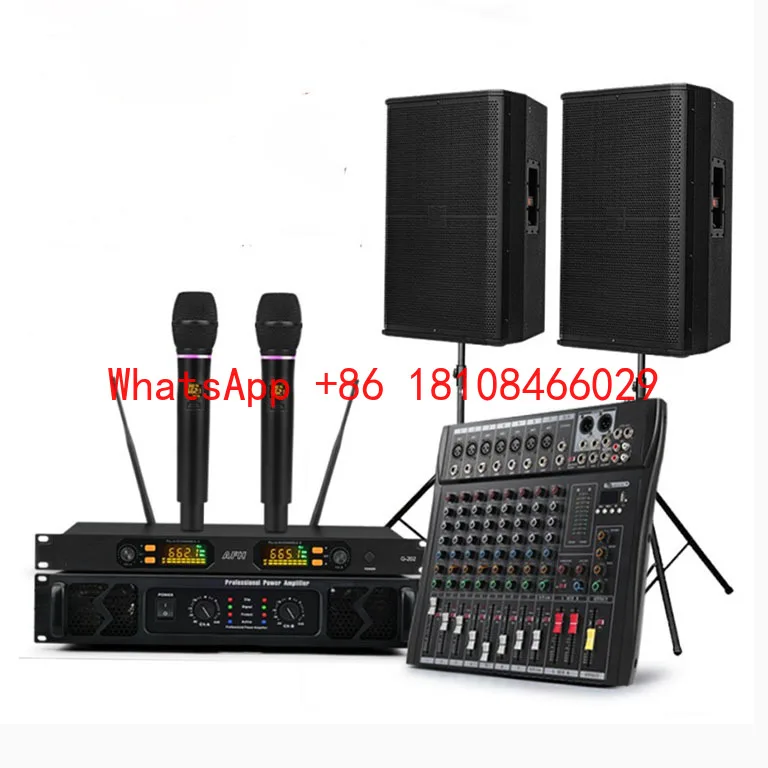 Professional Audio Loudspeaker Single 15 Inch the Whole Set for Concert Church Sound System Passive Speaker Outdoor Sound System