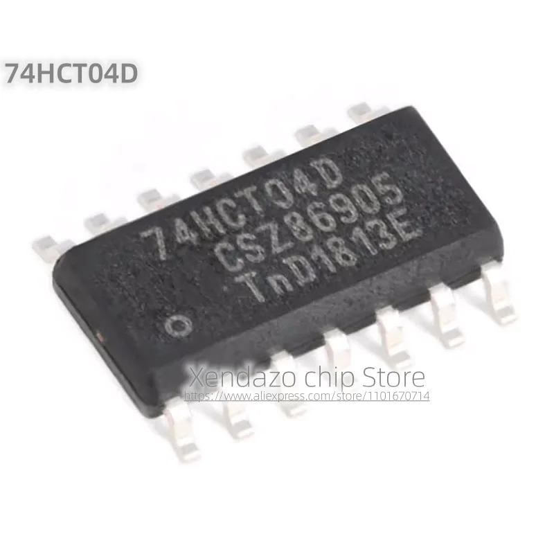 10pcs/lot 74HCT04D SOP-14 package Original genuine Hexagonal inverter chip