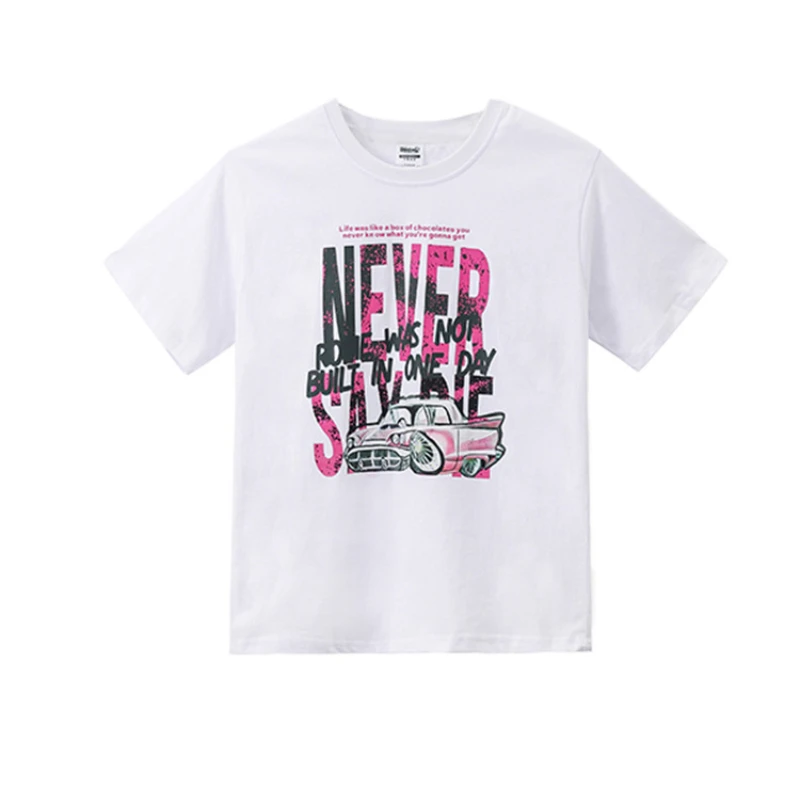 New Kids Hip Hop Dance Clothes Loose Suit Short Sleeve T Shirt Pants Girls Jazz Practice Performance Wear Teenagers Fashion Sets