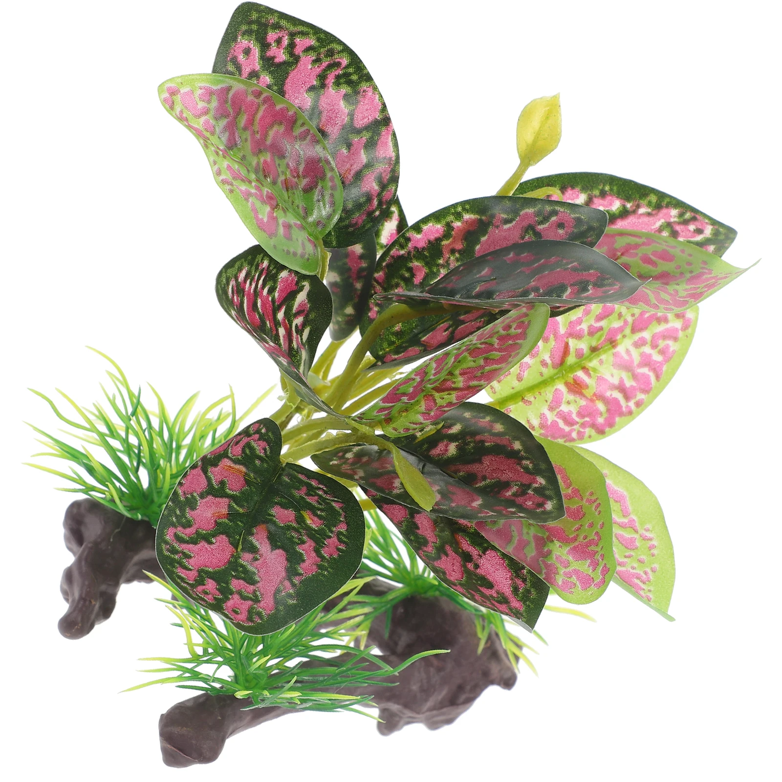 

Realistic Reptile Terrarium Plant Decor Simulation Artificial Habitat for Bearded Dragon Tank Fish Aquarium Landscaping Reptile