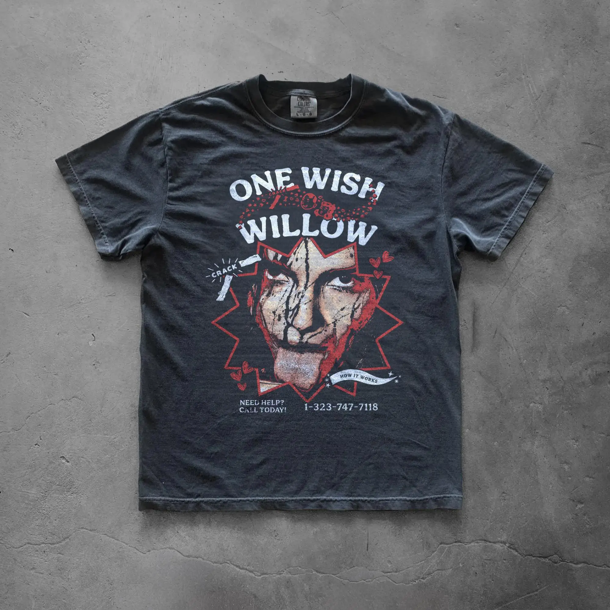 Obsession One Wish Willow Graphic T-Shirt 2026 Summer Fashion Y2K New Men Women Oversized Cotton Vintage Clothing Streetwear Top