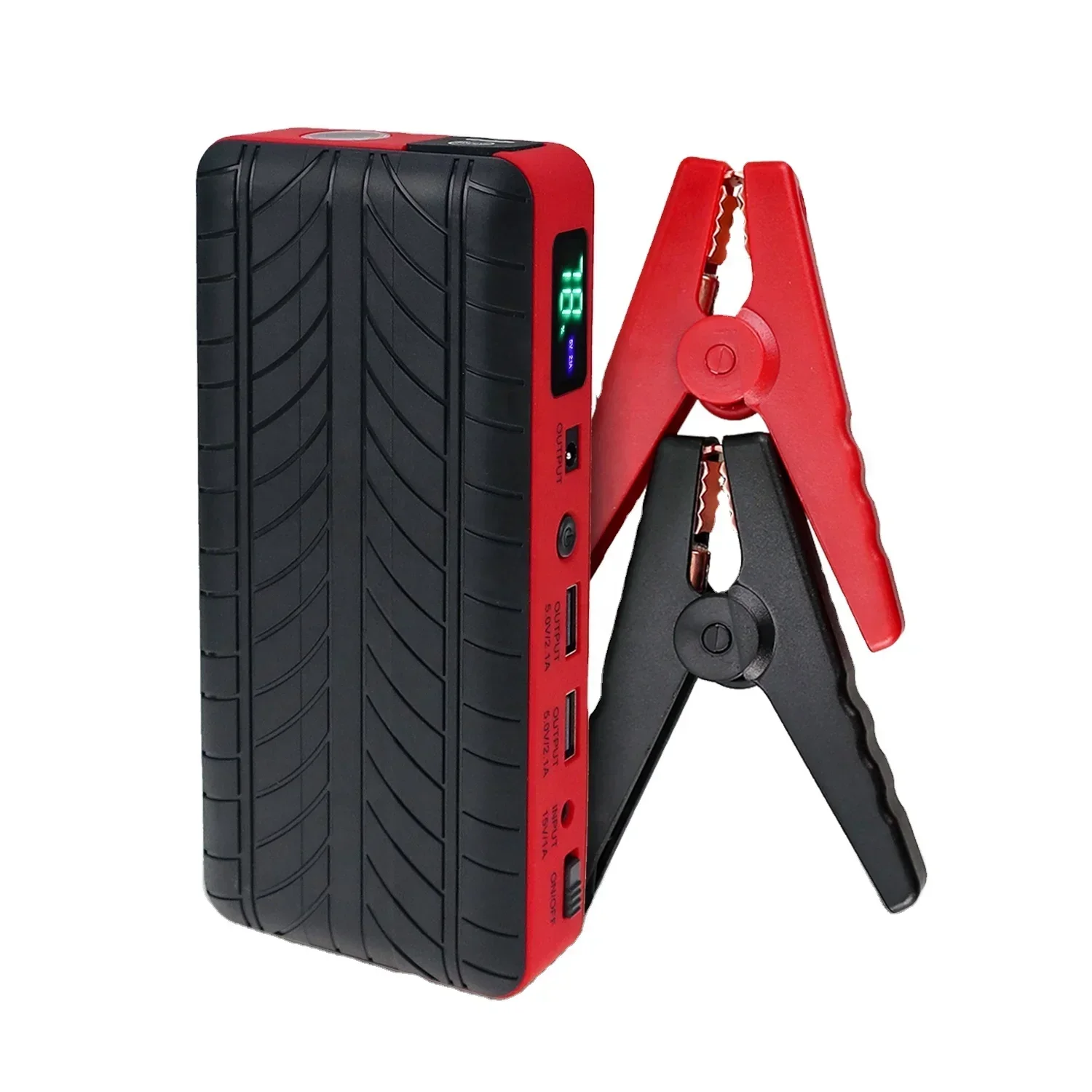 Portable Emergency Car Jump Starter with Air Compressor 1000mAh Dual USB Car Jump Charger for Car Emergency