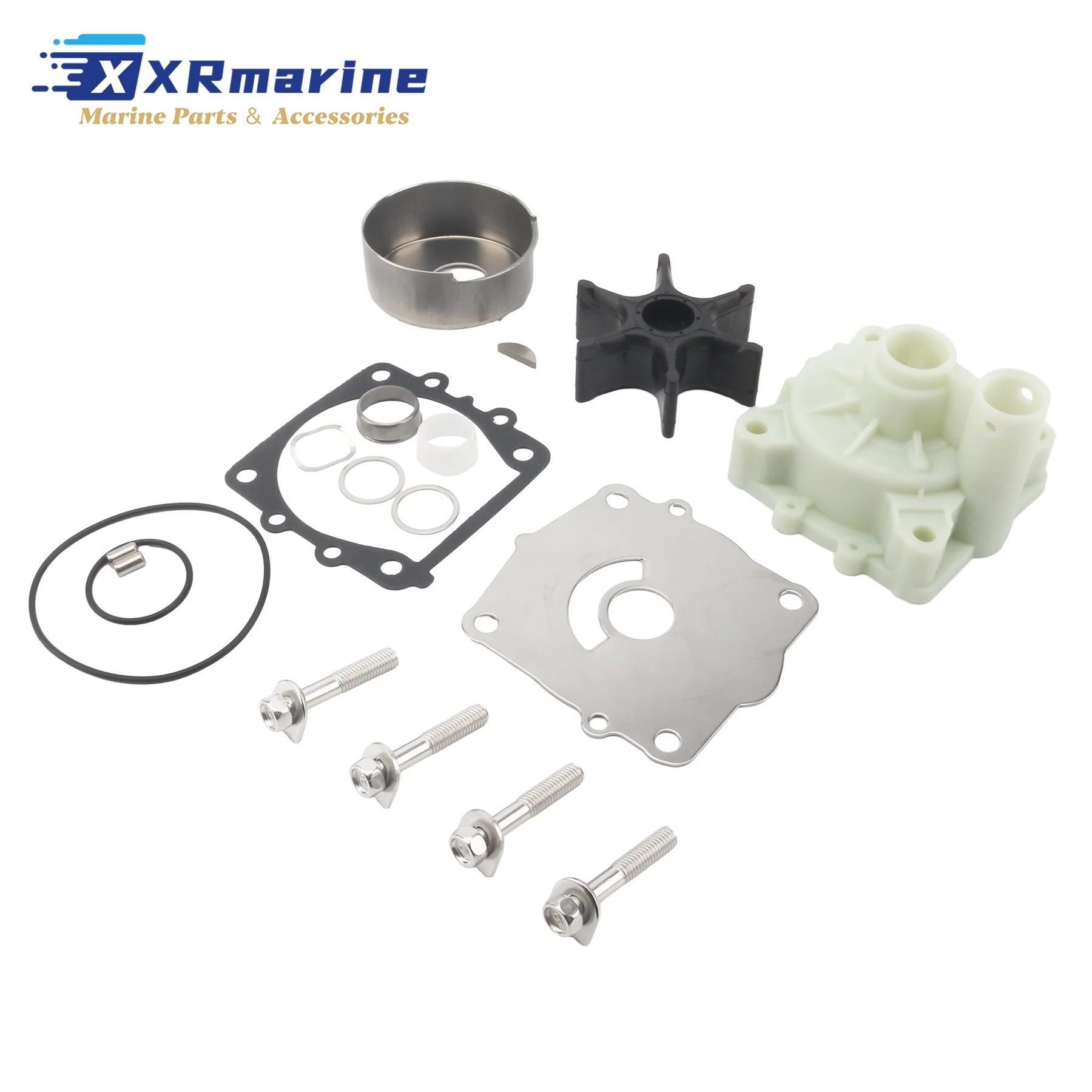 68V-W0078-00 Water Pump Repair Kit for Yamaha 75 To 115 HP Outboard Motors Models Replaces 68V-W0078-01 68V-W0078-02