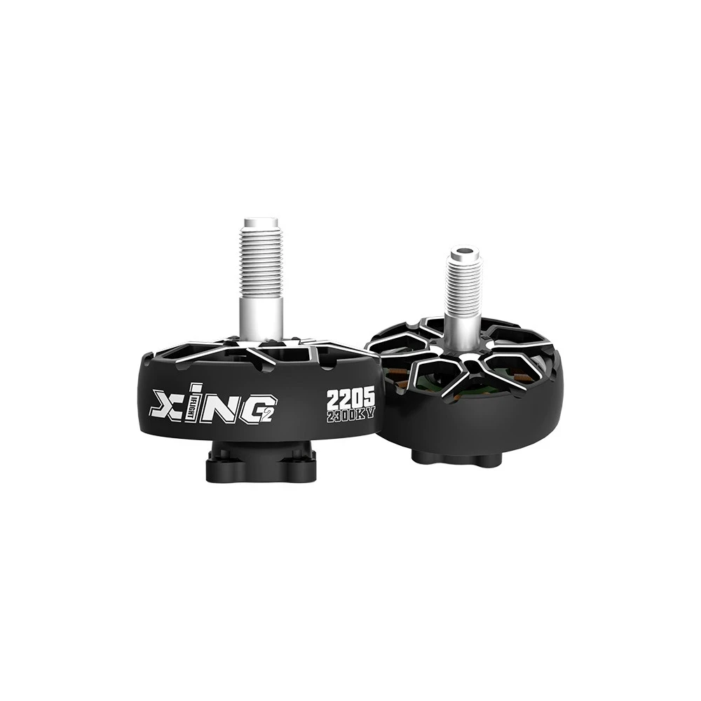 4PCS IFlight XING2 2205 2300KV / 2450KV / 3200KV 4-6S Brushless Motor Black 5mm Steel Shaft for RC FPV Racing Drone