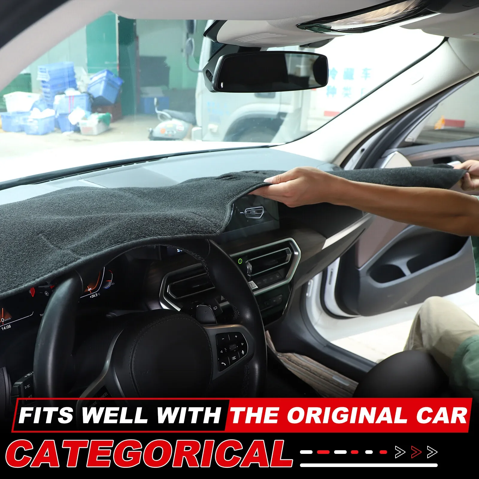 

Защитный коврик для приборной панели автомобиля, анти-UV, солнцезащитный, для BMW X3 G01 2018 2019 2020 2021