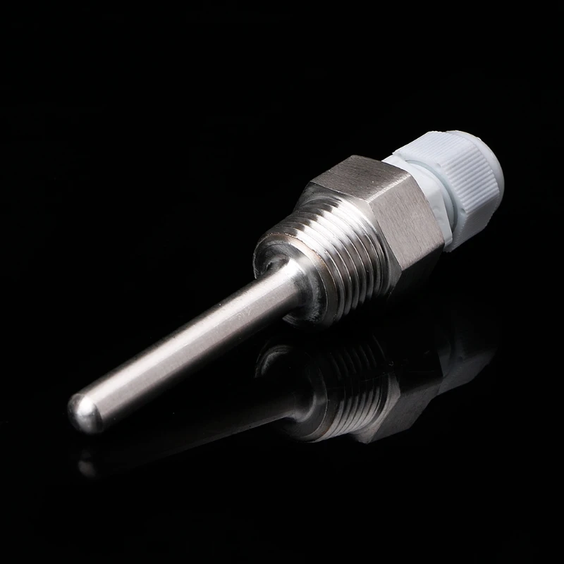 Compact Temperature Sensor 50/100/150/200/250mm Stainless Steel Thermowell 1/2" NPT Thread for Temperature Sensors