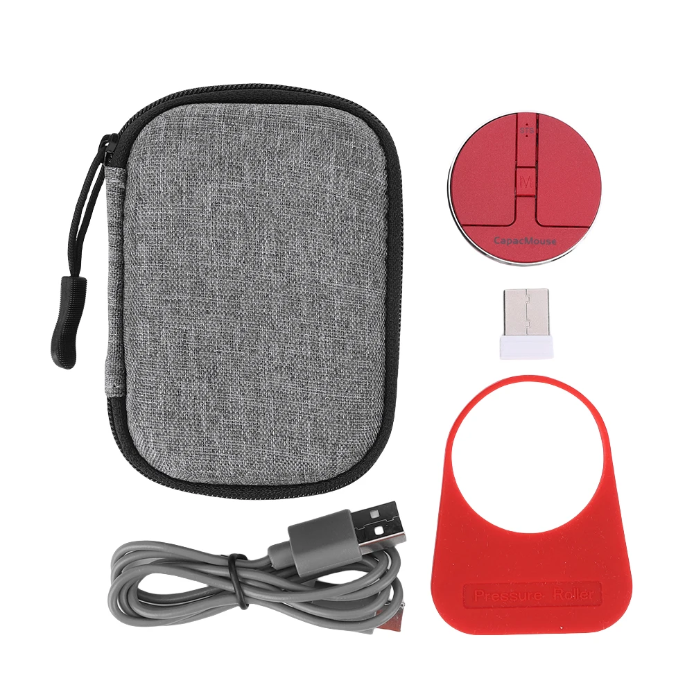 Ultra cienka bezprzewodowa mysz komputerowa 3 tryby BT 5.2/2.4G/USB Mini pojemnościowa mysz 3 regulowane DPI z odbiornikiem USB do laptopa PC