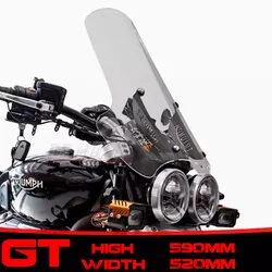 FOR Triumph Rocket 3 GT R Raise The Windshield Front Windshield Modified Custom Windshield Widened Windshield Accessories