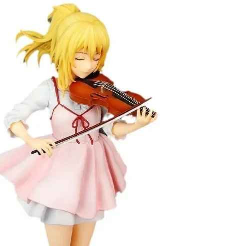 Anime Miyazono Kaori Peripheral Products Action Figures Delicate Workmanship Beauty Model Computer Case Decoration Gifts Girls