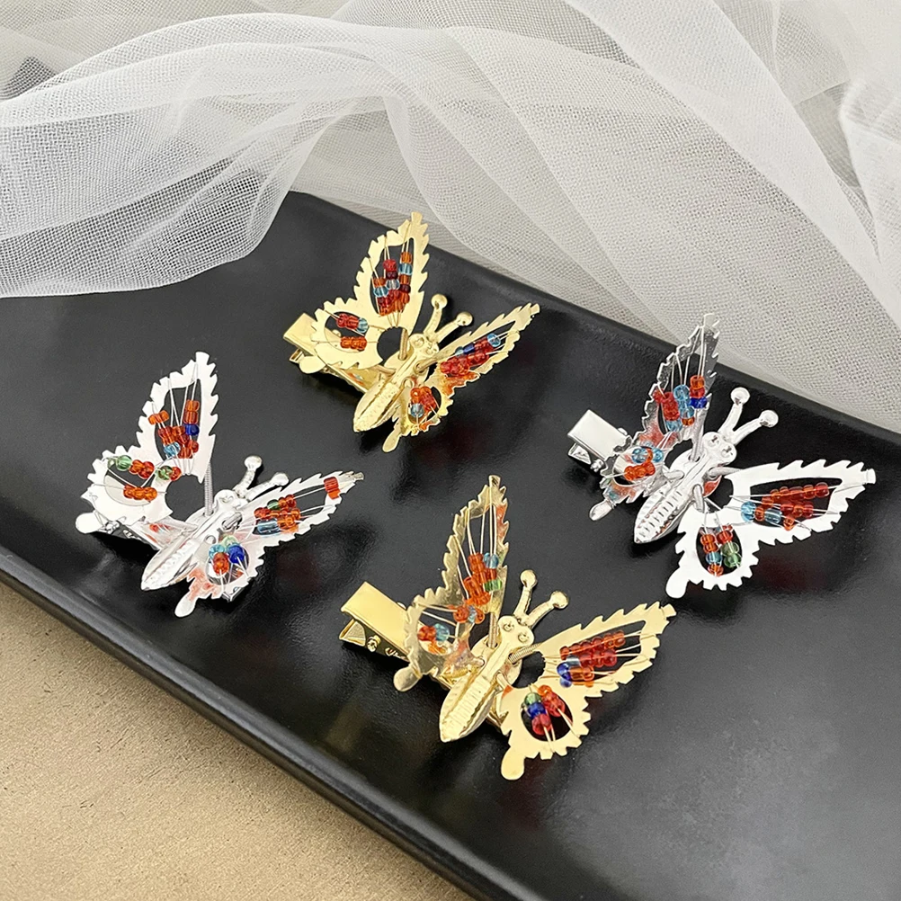 

Butterfly Hairpins Metal Clips Durable Spring Design Beautiful Decorations Girls Trendy Gifts Hair Accessories
