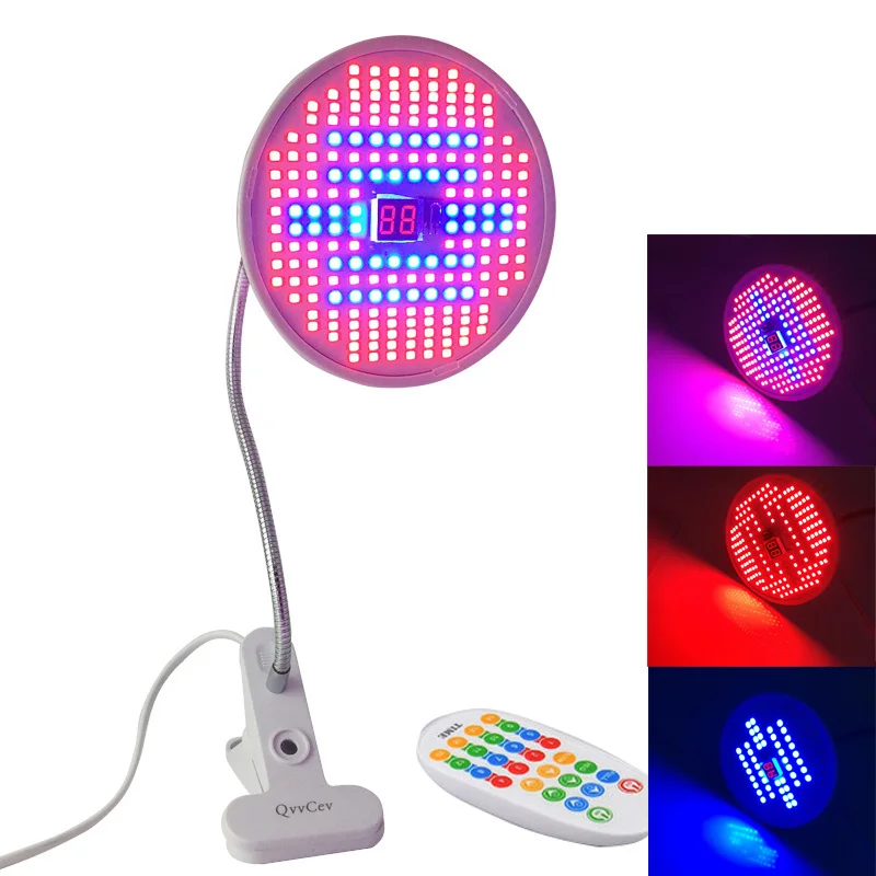 NEW 204 LED timer plant Grow light phytolamp Fitolamp indoor vegs cultivo growing  growbox home  Flower Plants greenhouse