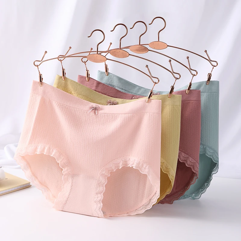 Fashion Women Underwear Lady Sports Belly Reducing Panties Set Pack Soft Women's Lingerie Plus Size Panties Sexy Micro Briefs