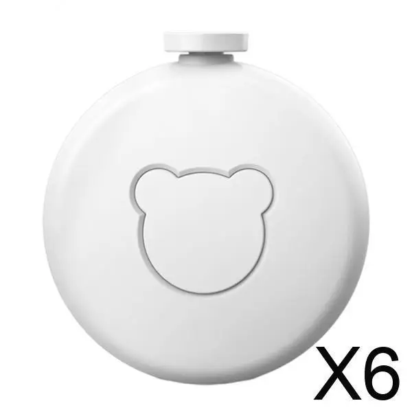 

6xBaby электрическая пилочка для ногтей, набор пилочек для ногтей для новорожденных, набор для ухода за лаком, белый цвет